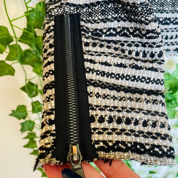 Zara Tweed Moto Jacket - Picture 6 of 8